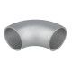 Short Aluminium Elbow 90° with 32mm diameter