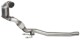 HJS Tuning Downpipe 76mm VW Golf MK7 GTI-R 2.0 TSI - AWD (without OPF)