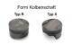 Piston Set (4 pcs) for HONDA B20 with B16A Head (84,50mm, 11.5:1) | P4-H845-P1