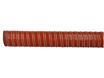 Cold Air Feed Ducting Hose Silicone - 2m length - red, 25mm