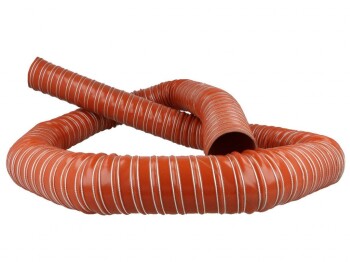 Cold Air Feed Ducting Hose Silicone - 2m length - 102mm, red