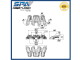 Intake manifold for VW 8V EA827 engines with 2 Weber IDF carburetors