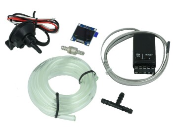 OLED 1.3" digital single boost gauge (Bar) - incl. sensor