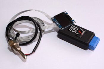 OLED 1.3" digital single oil temperature gauge...