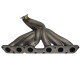 SPA Exhaust Manifold Toyota 2JZ GE - Cast iron - T4 Twinscroll - WG long