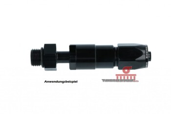 Dash to SAE quick disconnect female straight - black | RHP