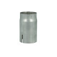 Stainless steel pipe sleeve connector for exhaust tubes and mufflers Ø 51 mm (slit and widened on one side)