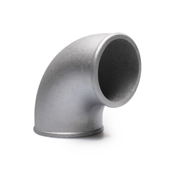 90° Cast Aluminum Elbow 76mm (3") - Small Radius