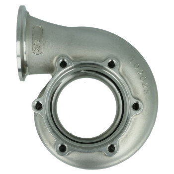 Precision Turbo turbine housing for 62 mm turbine wheel / 0.82 A/R / V-Band ext. WG / V-Band - Stainless