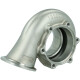 Precision Turbo turbine housing for 62 mm turbine wheel / 0.82 A/R / V-Band ext. WG / V-Band - Stainless