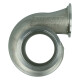 Precision Turbo turbine housing for 62 mm turbine wheel / 0.82 A/R / V-Band ext. WG / V-Band - Stainless