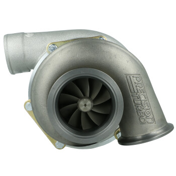 Precision Turbo PT 6466 GEN2 Turbocharger / ball bearing / V-Band 1.05 A/R / ext. WG / V-Band outlet / S-cover Highflow SHROUD / up to 900 HP
