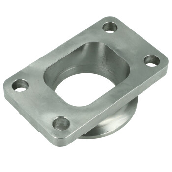 Stainless steel manifold flange adapter T25 to BorgWarner EFR V-Band turbocharger