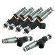 Matched set of 6 Bosch fuel injectors 440ccm - EV14 79mm - Standard