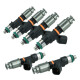 Matched set of 6 Bosch fuel injectors 525ccm - EV14 69mm - Standard