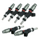 Matched set of 6 Bosch fuel injectors - 630ccm - EV14 69mm - with nozzle