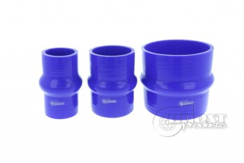 Silicone Coupler - Single Hump, 80mm, Blue