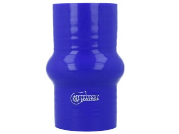 Silicone Coupler - Single Hump, 63mm, Blue