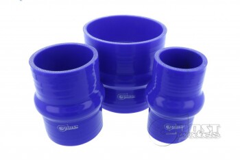 Silicone Coupler - Single Hump, 63mm, Blue