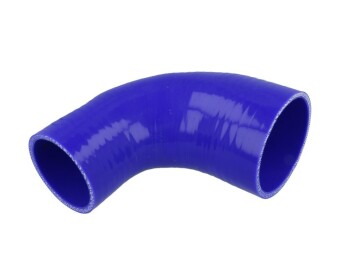 Silicone Reducer Elbow 90°, 38 - 35mm, Blue