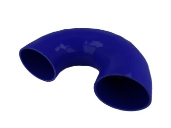 Silicone Elbow 180°, 65mm, Blue