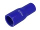 Silicone Reducer Straight, 28 - 22mm, Blue