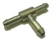 T-Piece - Metal - 5mm rippled