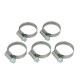 Pack of 5 Hose Clamps - Stainless Steel - 80-100mm