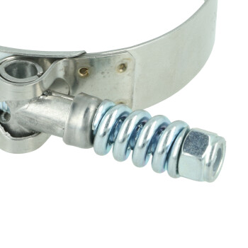 Premium T-bolt Clamp with Spring - Stainless Steel - 63-70mm