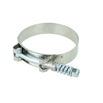 Premium T-bolt Clamp with Spring - Stainless Steel - 86-94mm