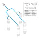 Air Jack 90 Competition complete set 3pc, 8 bar / 120 psi