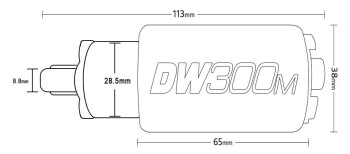 Fuel pump DeatschWerks DW300M Ford F150 / 250 V6 / V8 (gas only)