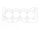 Cylinder head gasket (CUT RING) for Peugeot 106 1.6i 16V (ab 1996) / 80,50mm / 1,00mm | 330006R