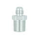 Adapter Dash 6 Male to NPT 1/2" Male - satin silver