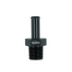 Screw-in Adapter NPT 3/8" Male to Hose Connection 10mm (3/8") - satin black