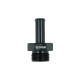Screw-in Adapter ORB Dash 8 Male to Hose Connection 10mm (3/8") - satin black