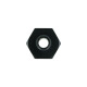 Screw-in Adapter ORB Dash 8 Male to Hose Connection 10mm (3/8") - satin black