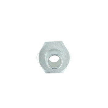 Screw-in Adapter ORB Dash 6 Male to Barb 10mm (3/8") - satin silver