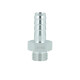 Screw-in Adapter ORB Dash 6 Male to Barb 10mm (3/8") - satin silver