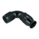 BOOST products High Flow PTFE Swivel Hose End Dash 6 - 90° - black