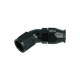 BOOST products High Flow PTFE Swivel Hose End Dash 8 - 45° - black