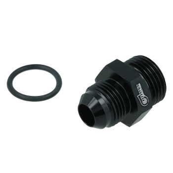 Adapter Dash 8 Male to ORB Dash 10 Male - satin black