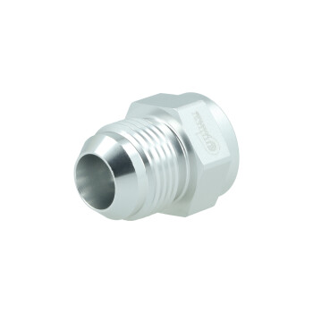 Adapter Reducer ORB Dash 8 Female to Dash 10 Male - satin silver