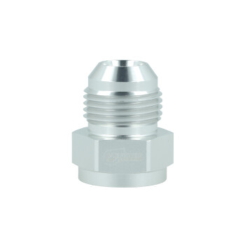 Adapter Reducer ORB Dash 8 Female to Dash 10 Male - satin silver