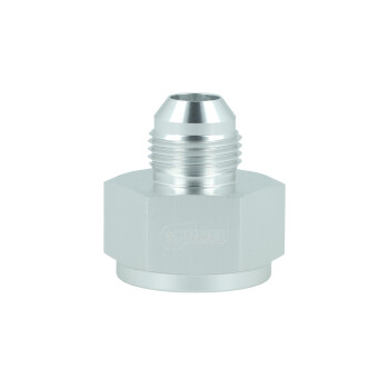 Adapter Reducer ORB Dash 10 Female to Dash 8 Male - satin silver