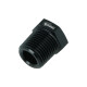 Screw-in Reducer NPT 1/8" Female to NPT 1/2" Male - satin black