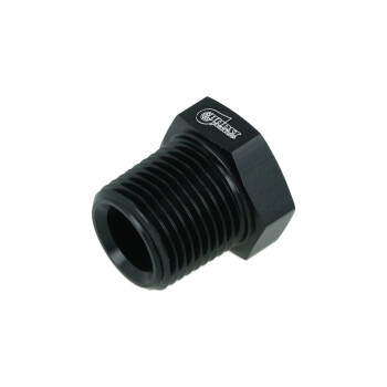Screw-in Reducer NPT 1/4" Female to NPT 3/8" Male - satin black