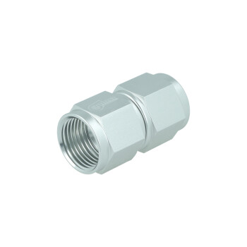 Adapter Dash 10 Female to Dash 10 Female - satin silver