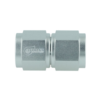 Adapter Dash 10 Female to Dash 10 Female - satin silver