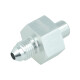 Adapter Dash 4 Male to NPT 1/8" Male with Port NPT 1/8" - satin silver